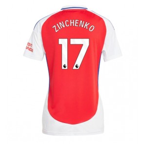 Arsenal Oleksandr Zinchenko #17 Dámské Domácí Dres 2024-25 Krátký Rukáv